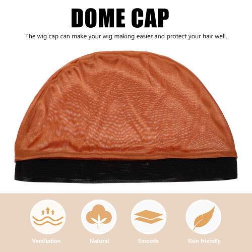 Stretch Dome Perückenfutter Satinkappe 4 Stück 1