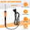 90W Internal Heating Electric Soldering Iron LED Digital Display with  Temperature Control Orange EU Plug 5