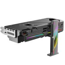 ARGB Video Card Holder Adjustable 5V 3PIN  Video Card Holder Aluminum Alloy Anti-Skid Base for Desktop Computer
