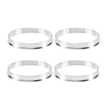 4 x Universal Aluminum Hub Centric Ring Wheel Spacer Set 74.1mm O/D 72.6mm I/D