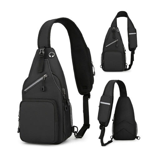 Τσάντες ώμου Crossbody για άνδρες, αθλητικά, ταξίδια, πεζοπορία, φορητές, με τσέπη 1