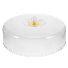 Transparent Cake Dome Lid Plastic Food Cloche for Bakery Displays
