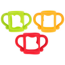 9Pcs Infant Milk Bottle Handles Soft Silicone Feeding Bottle Handles