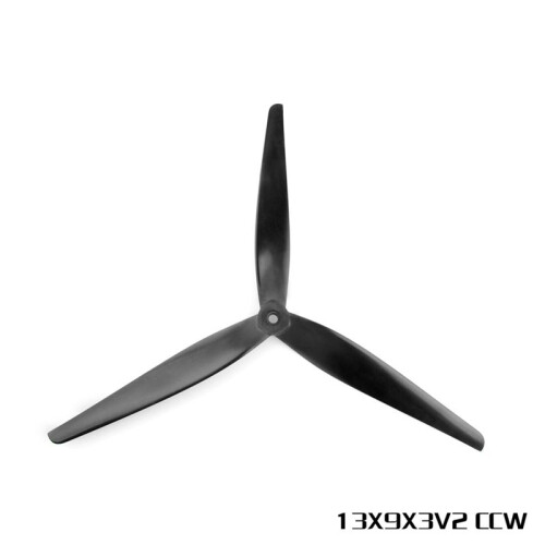 4 Peças 13x9x3 Drone Propeller 3-Blade Preto-Carbono Reforçado Nylon para RC FPV 13 Polegadas Multirotor Drones Parts 1