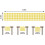 Linen Table Runner Yellow White Buffalo Check 13x72 in 2