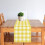 Linen Table Runner Yellow White Buffalo Check 13x72 in 3