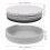Sets de table ronds en corde de coton tissée (4 pièces) 4