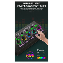 GAX-MH400 Ultra Low Noise 4-Channel Mixer Stereo Mixer Mixer Output Device Microphone Guitar Mixer EU-Plug