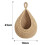 Handwoven Hanging Wall Fruit Vegetable Basket Organizer Container Decor for Kitchen Garden Mount Wall Flower Storage 9