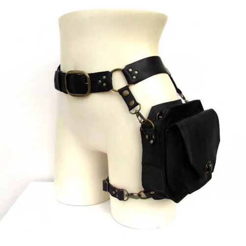 Steampunk beentas met verstelbare taille- en dijbanden 2