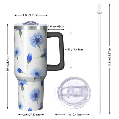 Isolierbecher „Pioneer“ mit Blumenmuster, 1,2 Liter 1