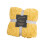 Poaug Lightweight Plush Ice Blanket Yellow 3