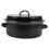 Lidded Roasting Pan Double Handles Enameled Roasting Pan Barbecue Cooking Pot 5