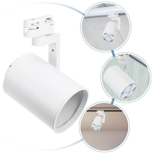 WHAMVOX HOMEMAXS2 τεμάχια Σποτ Λάμπα Σκίαστρο LED Ρυθμιζόμενο Φωτιστικό Οροφής Ράγας για 1