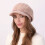 Χειμερινό πλεκτό καπέλο Beanie για γυναίκες με επένδυση από φλις, πλεκτά καπέλα 4
