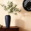 Black Ceramic Floor Vase 13.4 in 5