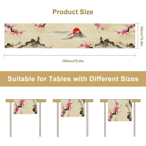 Linen Table Runner 13 x 72 in 1