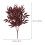 Dark Red Artificial Willow Leaves, 4-Piece Home Decor 5