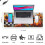 Μεγάλο gaming mouse pad 31,5x11,8 ιντσών, σχέδιο κολοκύθας/ηλίανθου, ραμμένες άκρες, 5