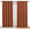 Πάνελ κουρτινών Burnt Orange Blackout (Σετ 2 τεμαχίων, 70x84 ίντσες) – Θερμομονωτικά, με 2