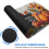 Μεγάλο gaming mouse pad 31,5x11,8 ιντσών, σχέδιο κολοκύθας/ηλίανθου, ραμμένες άκρες, 6