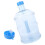 Herbruikbare plastic waterkan van 5 gallon met 2 doppen - 5L container 5