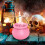 Halloween Witch Cauldron Set, 8-Pack Plastic Mini Pots 4