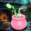 Halloween Witch Cauldron Set, 8-Pack Plastic Mini Pots 5