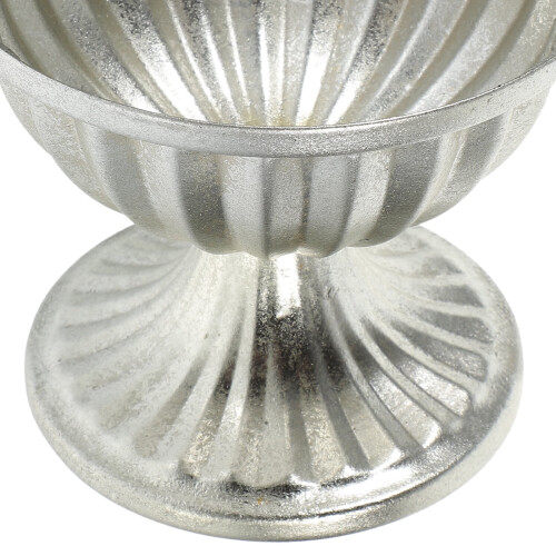 Vintage Iron Vase Silver 11 cm 2