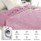 Fleece plaid/deken van polyester, 70x100 cm, meerkleurig. 6