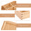 Bamboo Multi-Compartment Serving Tray 30x30cm 2