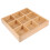 Bamboo Multi-Compartment Serving Tray 30x30cm 4