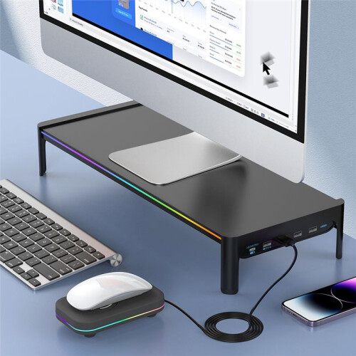Mouse Mover Jiggler /Off  Mouse Shaker 4 Modes Mouse Moving Device Type-C Port Keeping PC Active & Secure 1