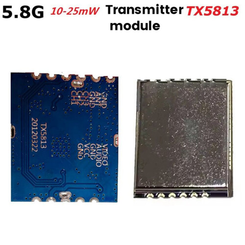 5.8G 20mW VTX TX5813 Transmitter Module RF Transmitter Module FPV Video Audio VTX  Control 1