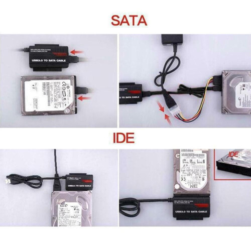 Σύνδεση αναγνώστη σκληρού δίσκου USB3.0 σε 2.5" 3.5" IDE SATA D5J7 2