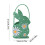 Easter Egg Bag – Green Non-Woven, 21x12x9cm 3
