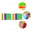 FRCOLOR origamipaperiarkkeja 200 kpl 6