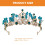 Sky-Blue Rhinestone Tiara – Baroque Wedding Crown 5