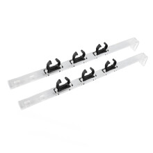 2 piezas de soporte de luz para acuario de acrílico transparente