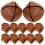 Rusted Iron Bells Brown Vintage Style 100 pcs 4