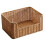Brown Imitation Rattan Storage Basket, Rectangular 2