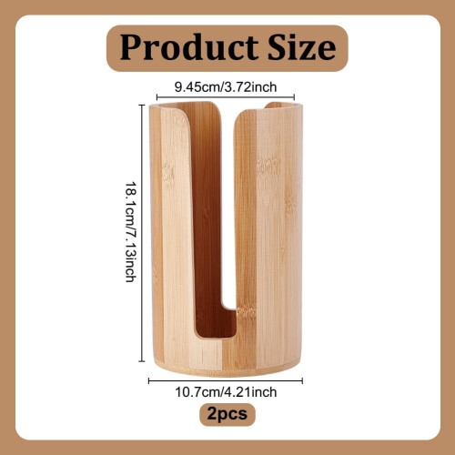 2-Pack Wooden Mason Jar Lid Organizer Rack 1
