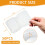 Double Compartment Snack Containers with Lids, 20 Pcs 4