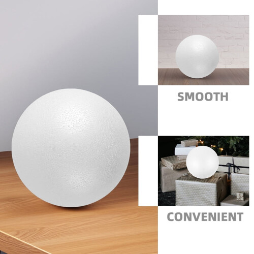 Μπάλα αφρού Homoyoyo Blank 1 τεμάχιο για DIY λευκό στρογγυλό 7.0in 2