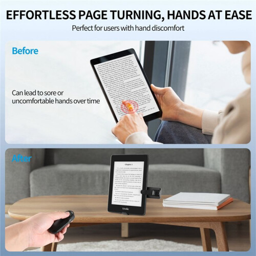 Remote Control Page Turner Page Turner Clicker for  Oasis Kobo EReaders for  Tablets Ebook Reader Accessories 2