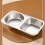 Boîte à Goûter en Acier Inoxydable, 400 Ml, 2 Compartiments, avec Couvercles Hermétiques et Étanches, Type Bento, Réutilisable 9