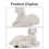 Resin Mini Sheep Figurine 12cm White Decor 4