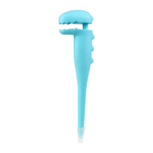 Pill Dispenser For Pets And Cats With Soft Tip For Oral Administration Blue