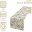 Linen Table Runner Zebra Print 13 x 90 in 5