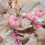 Artificial Pink Pumpkin & White Maple Leaf Rattan Vine 5